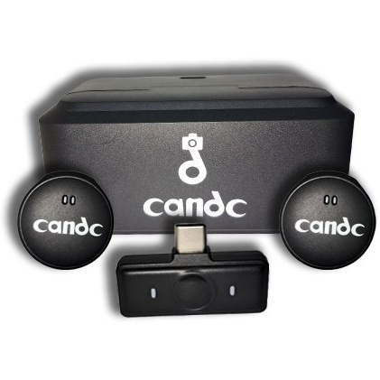 میکروفون دو کاربره یقه ای cando