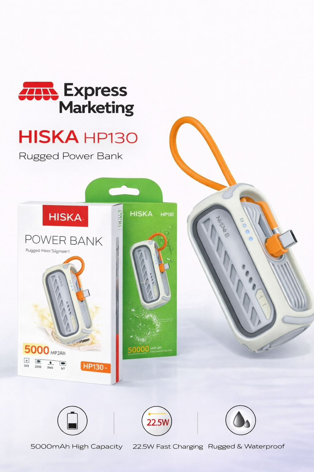 پاوربانک HISKA5000 HP130