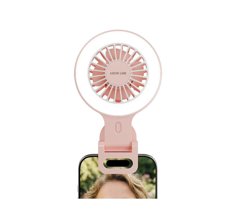 پنکه شارژی گیره‌ای گرین لاین مدل Air Glow