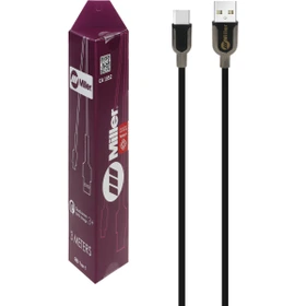 کابل شارژ 3 متری سوپر فست Miller Type-C مدل CA-1852 - مشکی