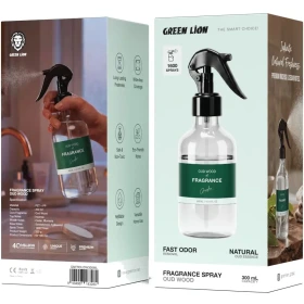 اسپری خوشبوکننده گرین لاین Oud Wood حجم 300 میلی‌لیتر مدل GNFROUDW300ML