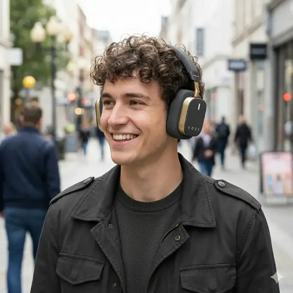هدفون بیسیم با حذف نویز فعال گرین لاین مدل Green Lion Cannes Wireless ANC Headphones