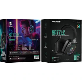 هدفون گیمینگ بی سیم گرین مدل Battle با نویز کنسلینگ