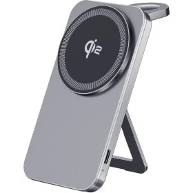 شارژر بی سیم گرین لاین مدل Magstand Duo ظرفیت ۱۵ وات