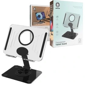 استند تبلت شفاف مدل 360° Rotating Foldable گرین لاین
