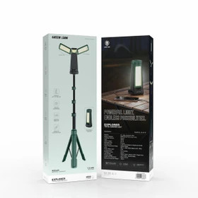 چراغ کمپینگ گرین لاین مدل GNTCLEX4LMGN سایز ۱۸۰ سانتیمتر با رنگ مهتابی