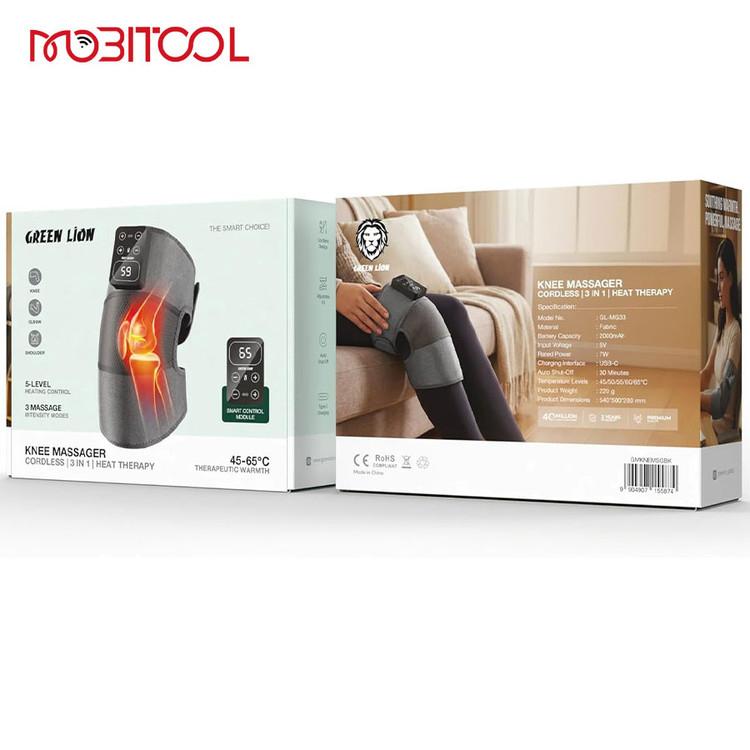ماساژور زانو گرین لاین مدل GL-MG33 بیسیم و حرارتی
